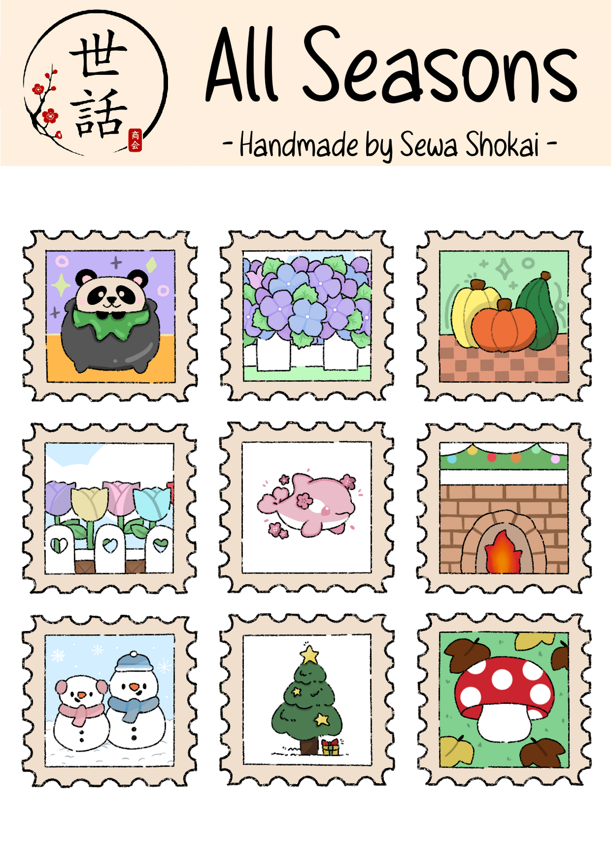 All Seasons Stickersheet