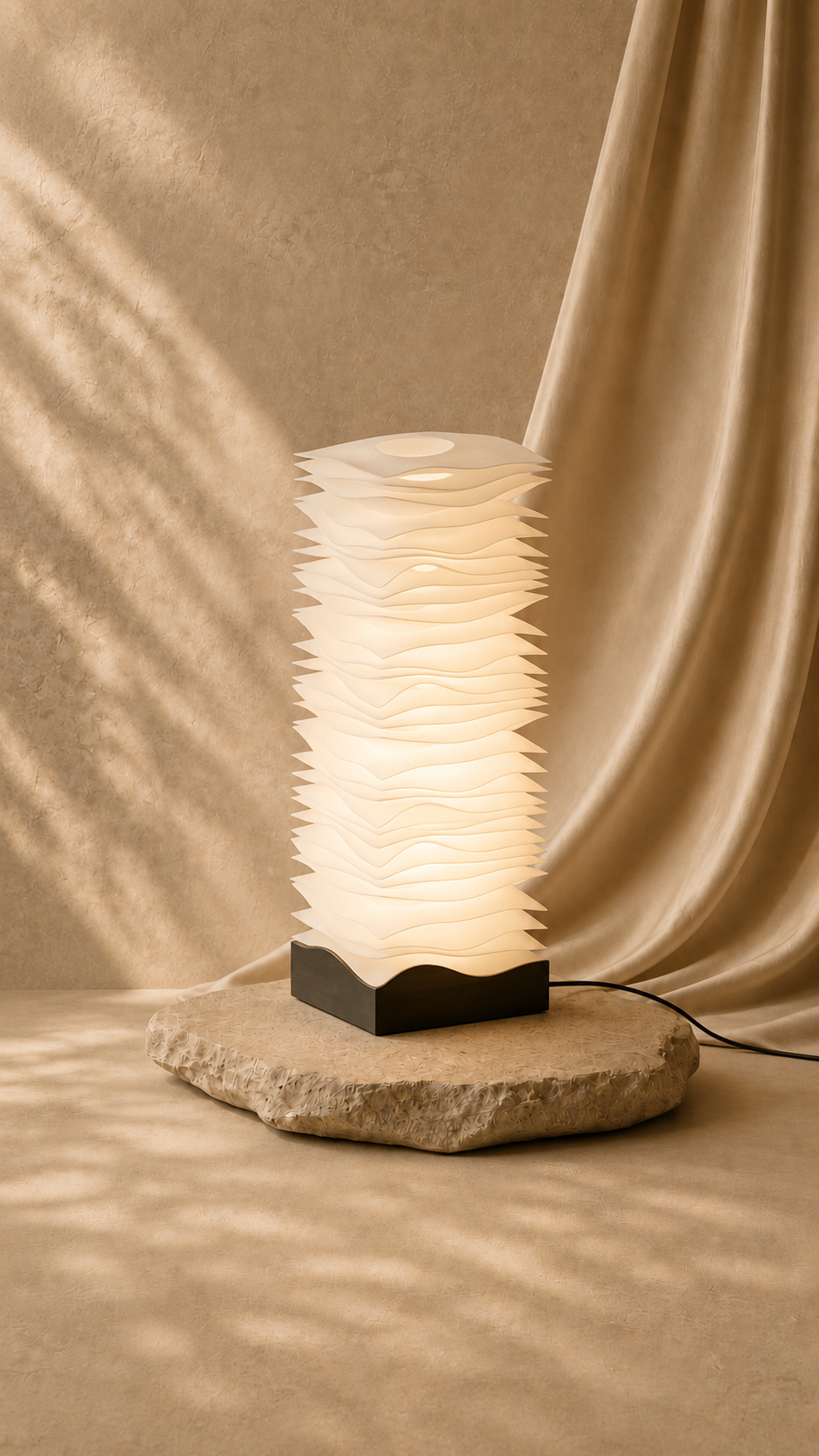 Paper like lamp