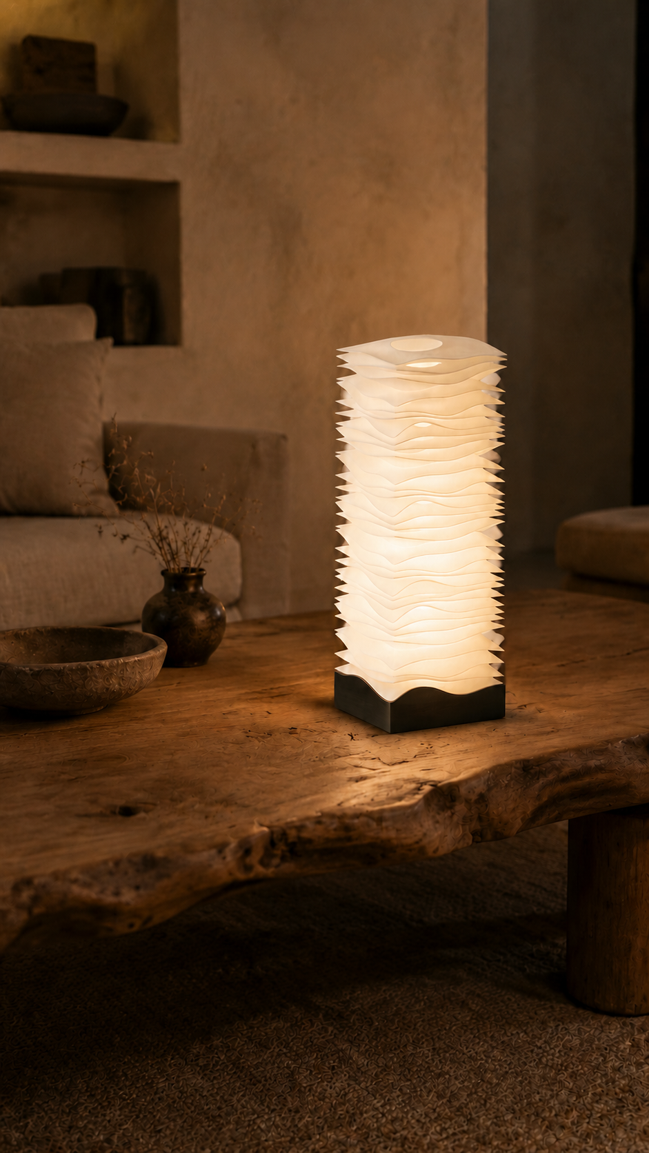 Paper like lamp