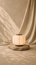 Wabi sabi round lamp